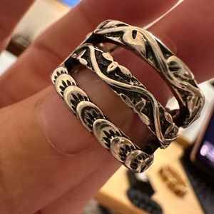 Three Band Silver Ring